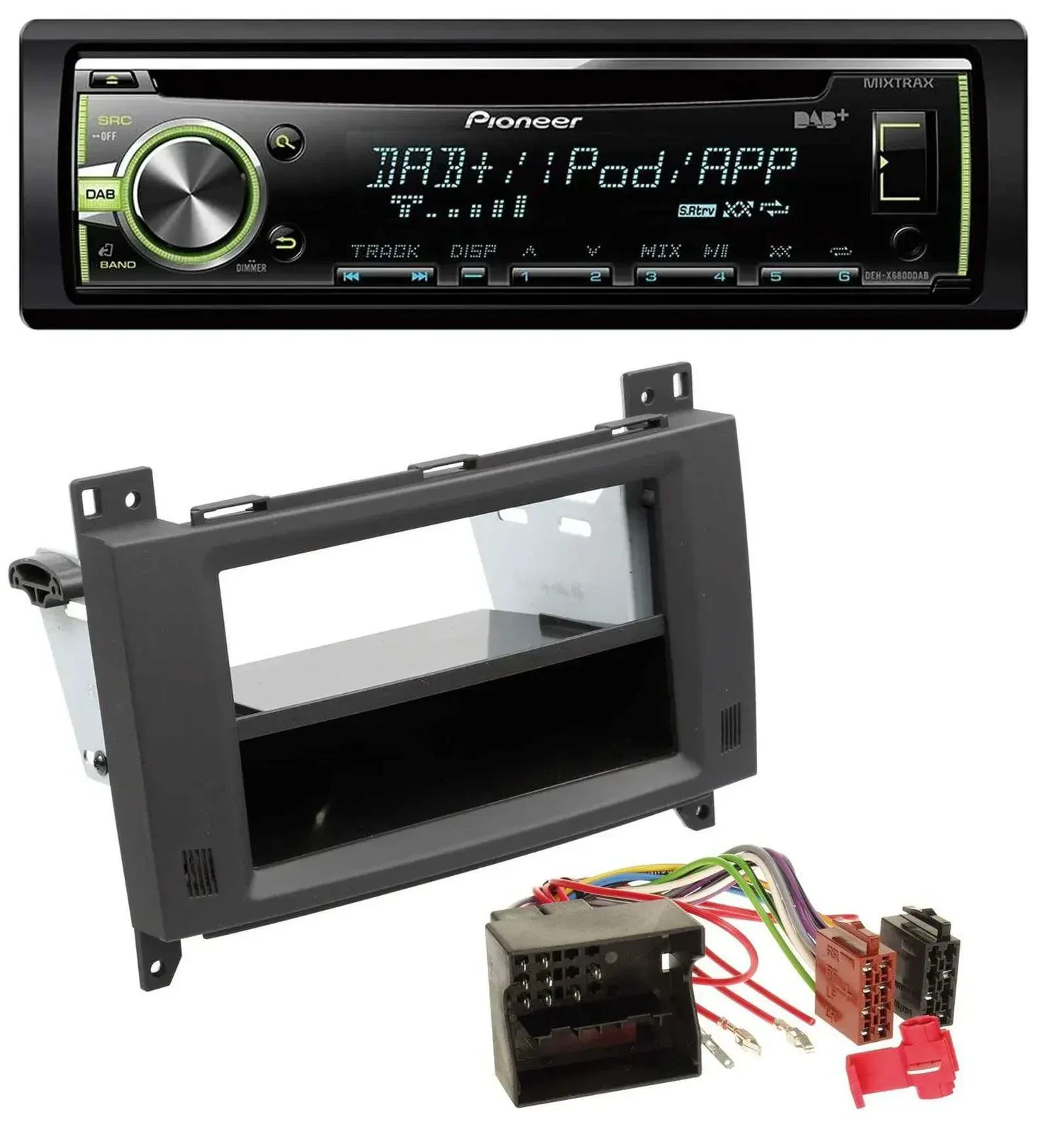 Автомагнитола Pioneer DAB, CD, USB, AUX, MP3 для Mercedes A-/B-Klasse, Vito