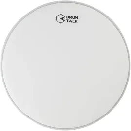 Пластик для барабана DRUM TALK DH-14WH13C 14", белый, с напылением
