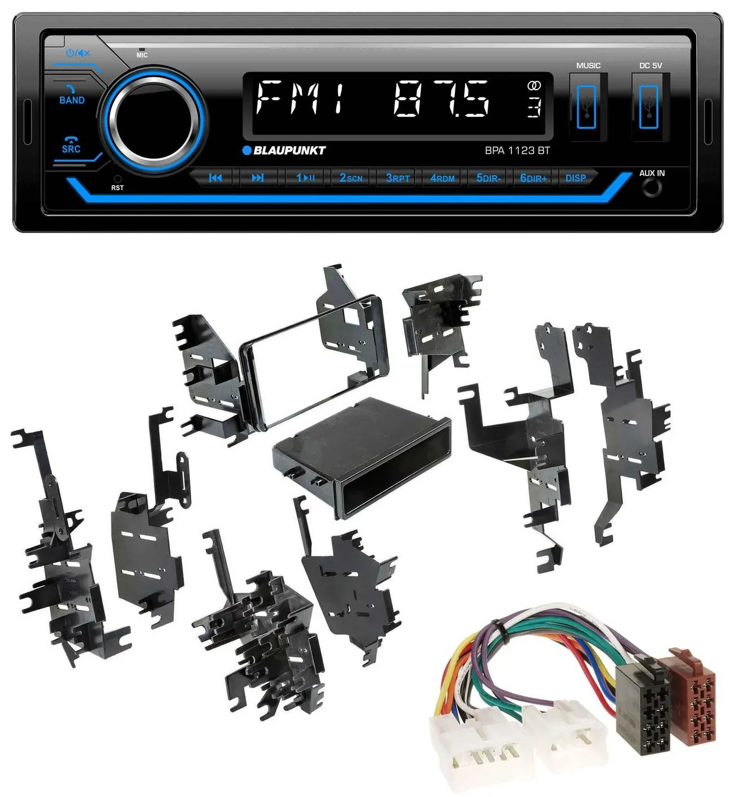 Blaupunkt MP3 Bluetooth USB AUX Autoradio für Toyota Tundra / Celica / FJ