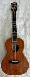 Luna Guitars Luna UKE TTN MAH Acoustic Tenor Tattoo Mahogany Ukulele with gig bag