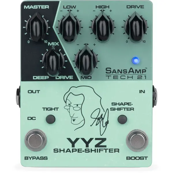 Напольный предусилитель для бас-гитары Geddy Lee YYZ Shape Shifter Signature SansAmp Bass Preamp