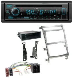 Kenwood Bluetooth DAB CD MP3 USB Autoradio für Hyundai ix55 (2009-2012) silber