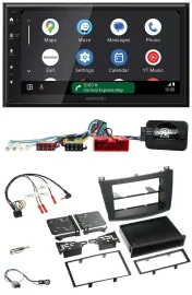 Автомагнитола Kenwood 2-DIN, DAB, Bluetooth, USB, для Mazda 3 (2009–2013), с поддержкой кнопок на руле, CAN-Bus