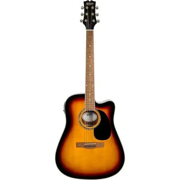 Электроакустическая гитара Mitchell D120CE Dreadnought Cutaway CE Acoustic-Electric Guitar 3-Color Sunburst