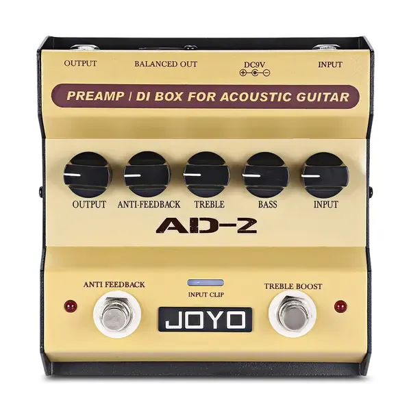 Напольный предусилитель для акустической гитары Joyo AD-2 Acoustic Preamp