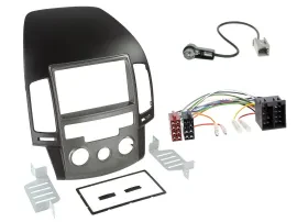 Radioeinbauset Doppel DIN Autoradio für Hyundai i30 (ab 08)