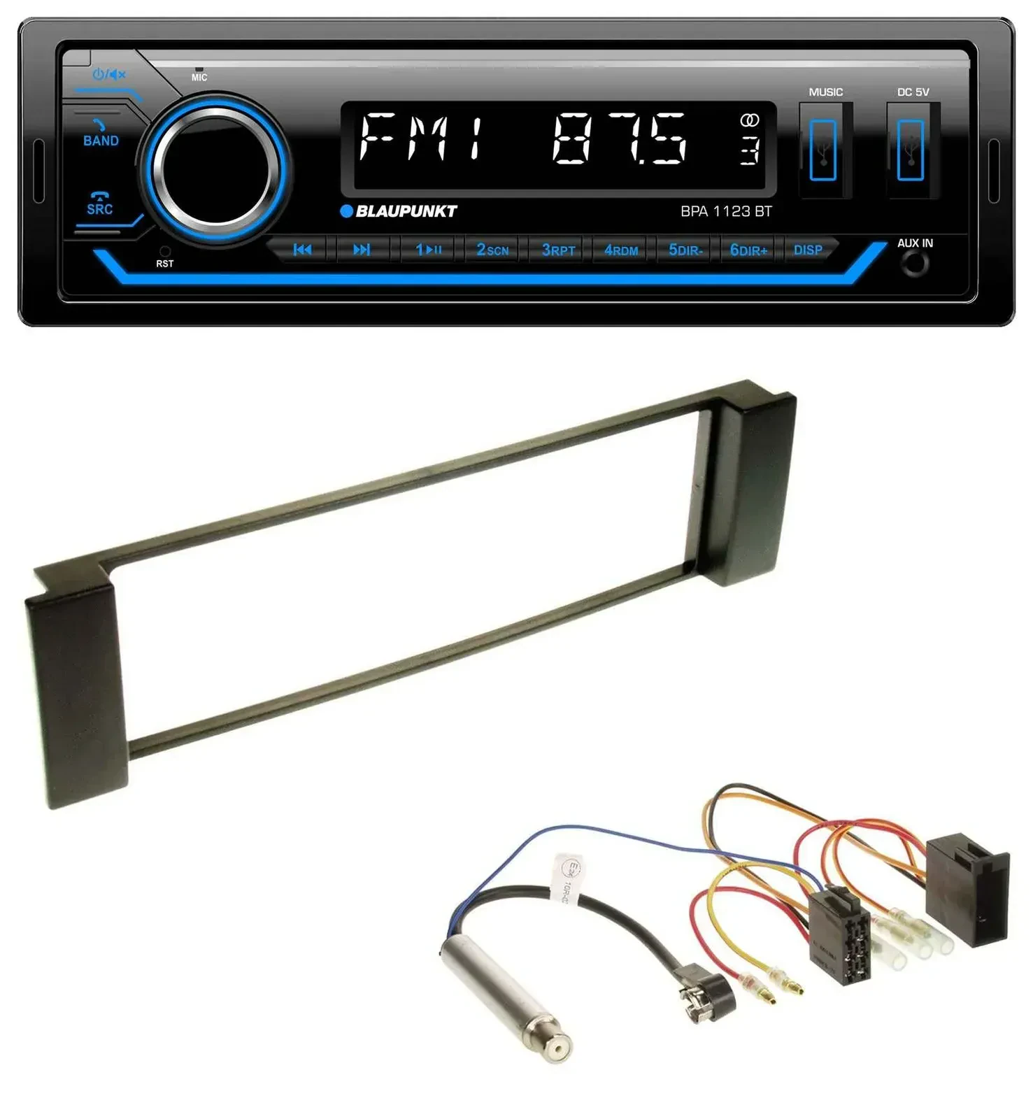 Blaupunkt MP3 Bluetooth USB AUX Autoradio für Audi A3 8L 00-03 A6 C5 01-05