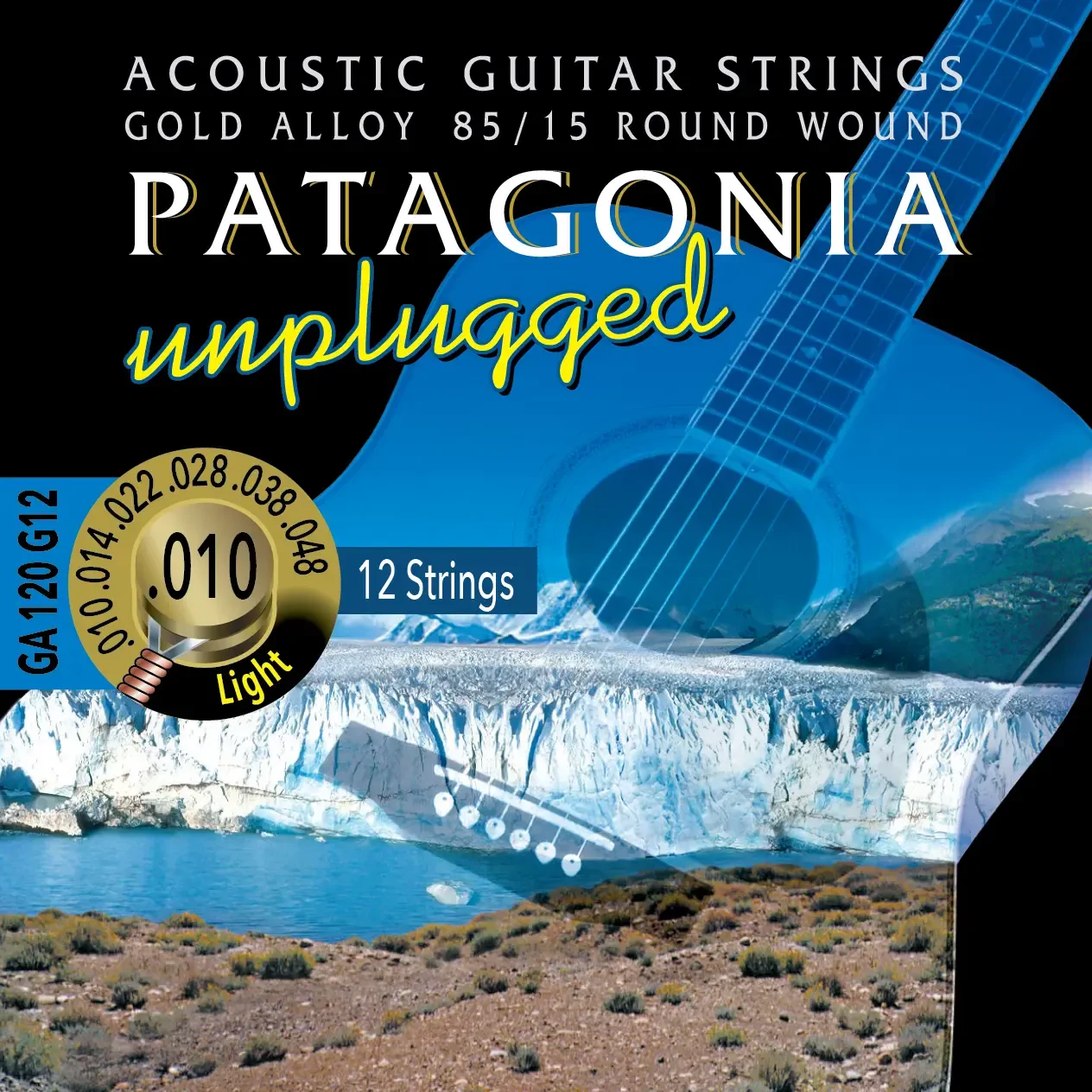Струны для 12-струнной акустической гитары 10-48 Magma Strings GA120G12