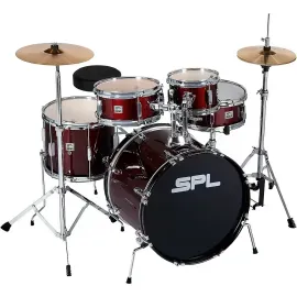 Sound Percussion Labs Junior Kicker 5-Piece Drum Set Dark Red