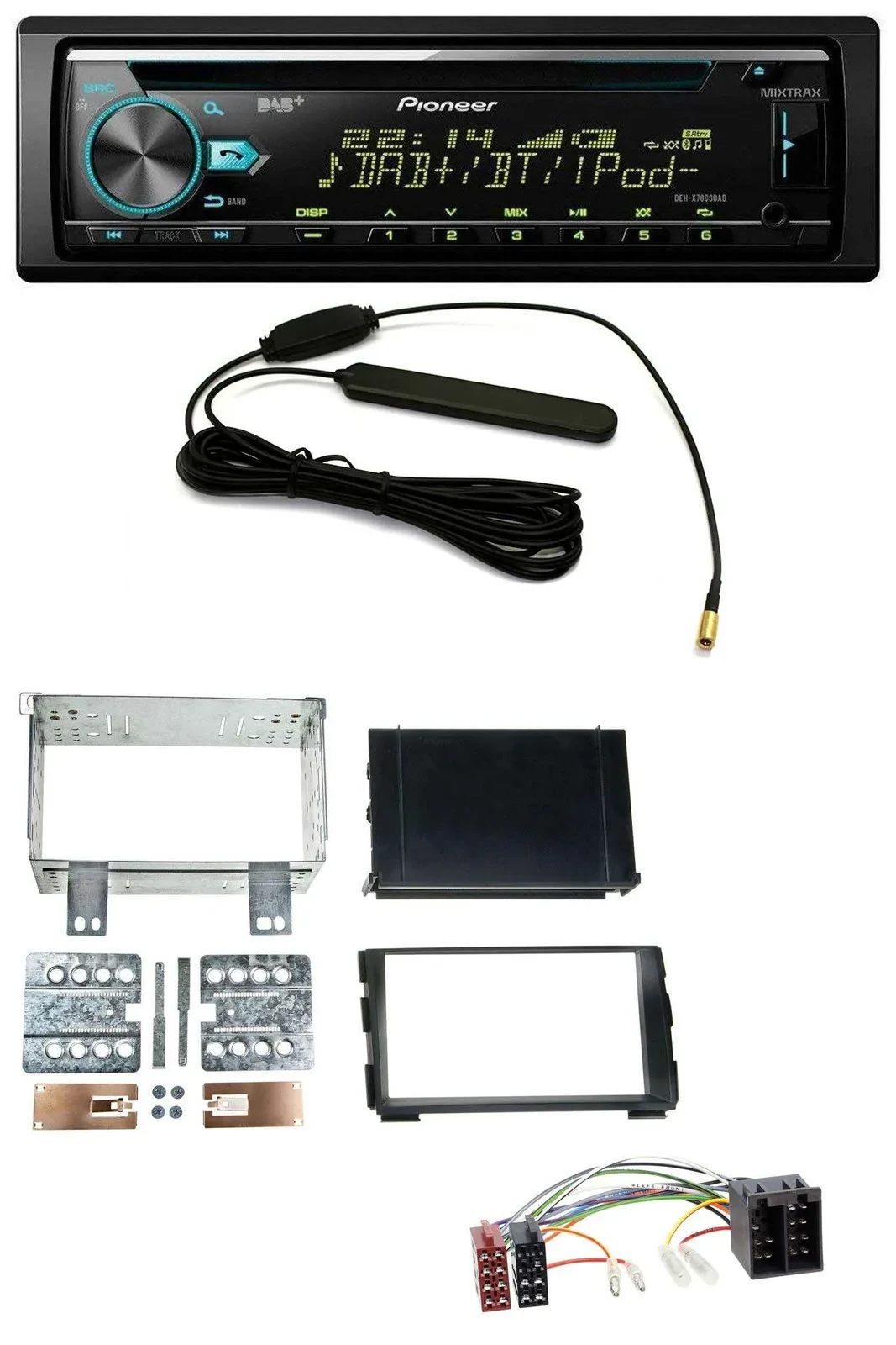 Pioneer CD MP3 AUX DAB USB Autoradio für Kia Ceed 09-12 proCeed 11-13