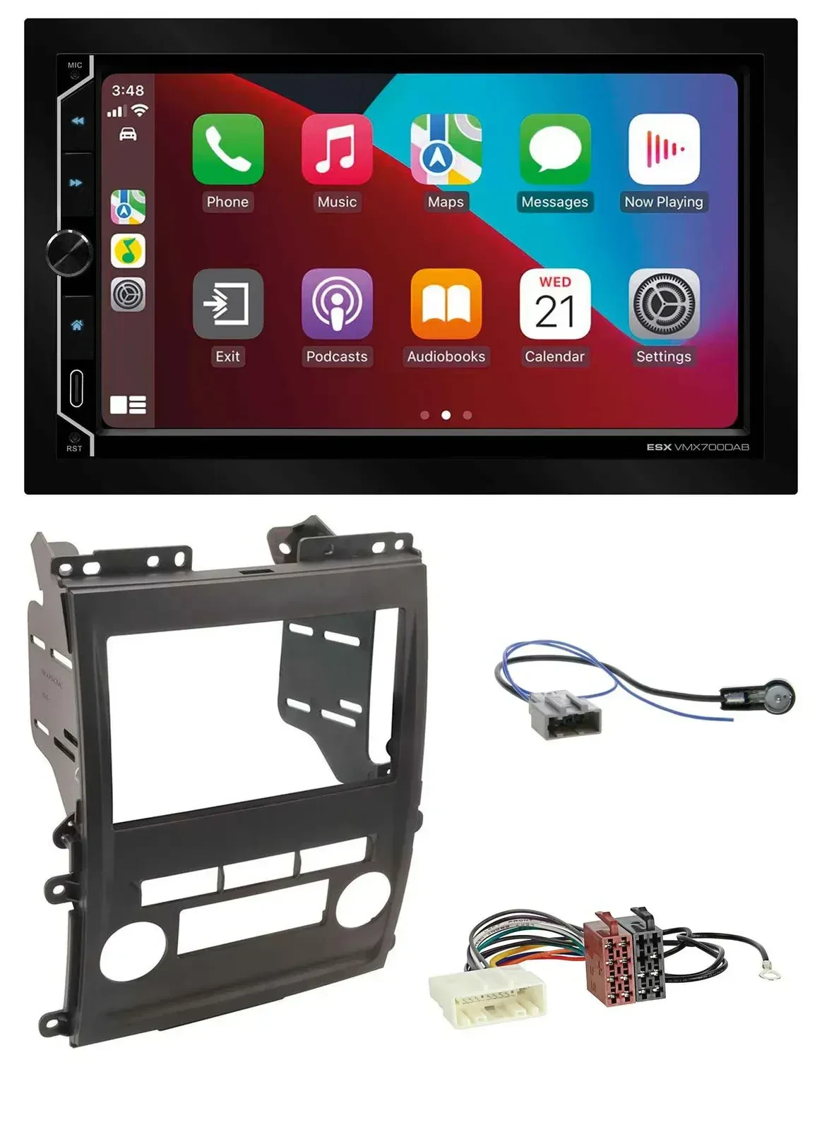 Автомагнитола для Nissan Xterra 2009–2011 ESX 2DIN, DAB, USB, MP3, Bluetooth