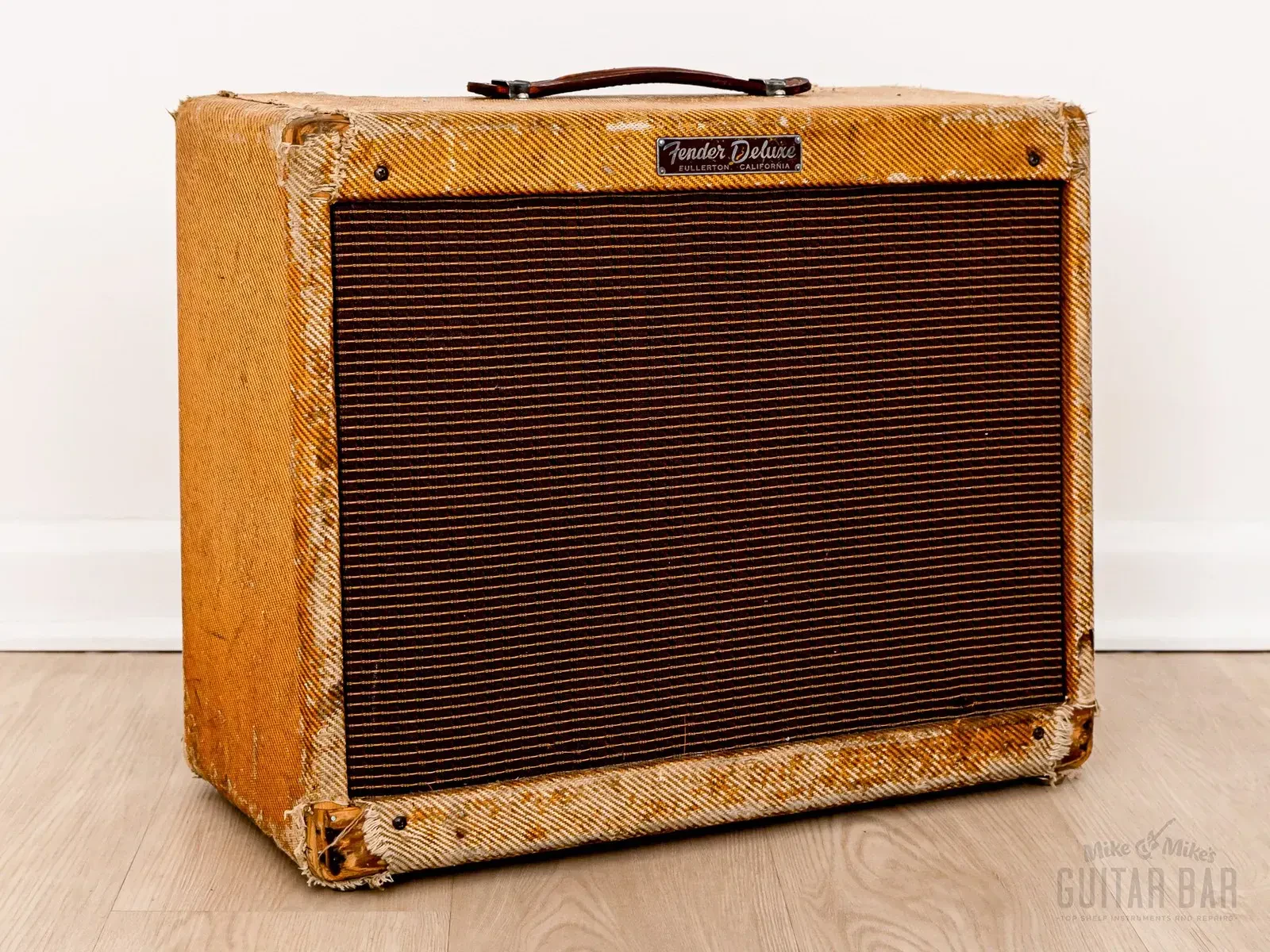 1959 Fender Deluxe Tweed Narrow Panel Vintage Tube Amp 5E3 w/ Jensen P12R