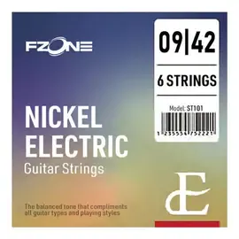 Струны для электрогитары FZONE ST101 Nickel 9-42