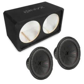 Сабвуфер NVX NE122S 2x12", закрытый, МДФ 3/4", с сабвуфером CompR