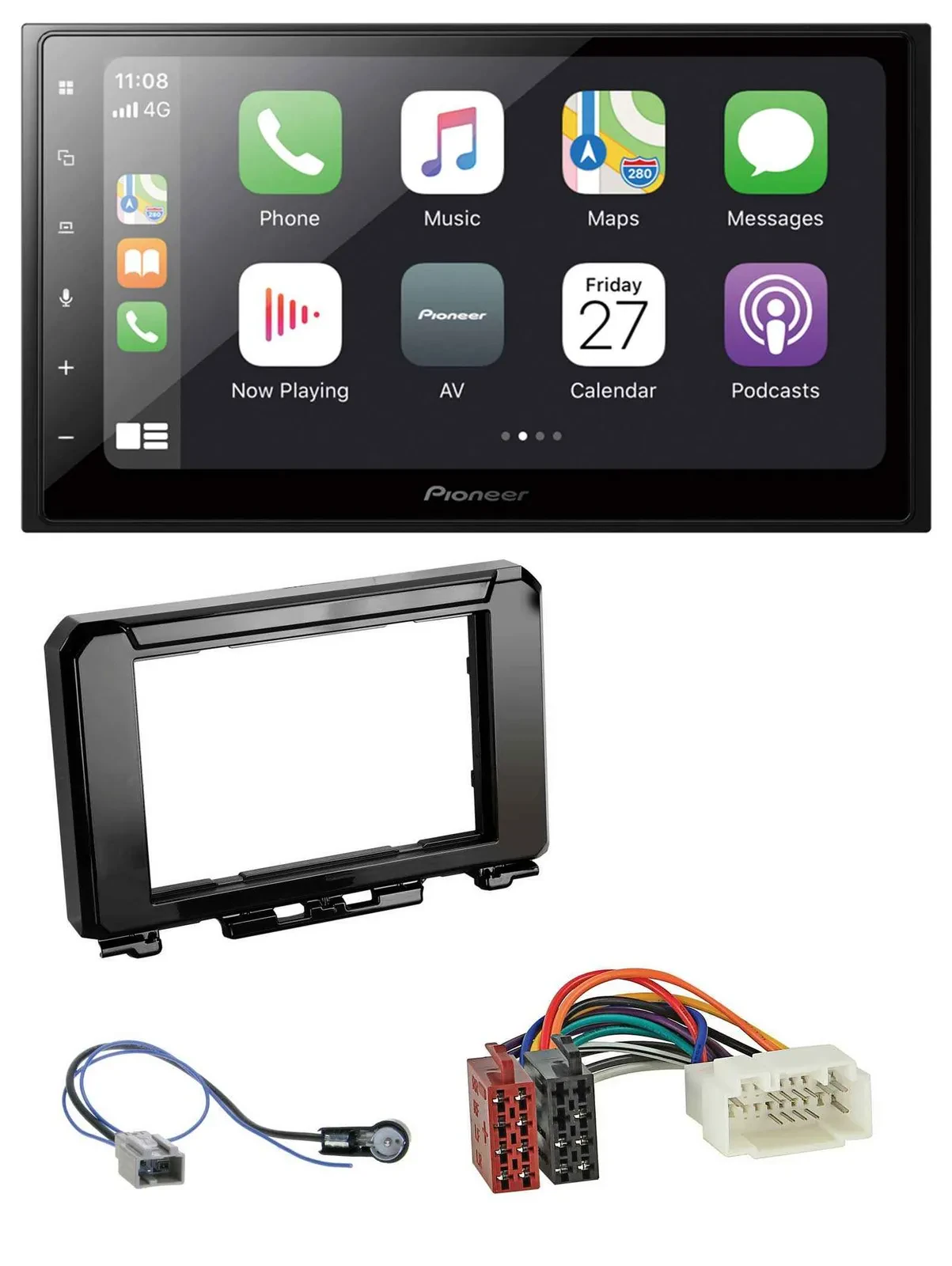 Автомагнитола Pioneer 2-DIN, Bluetooth, DAB, USB, MP3, для Suzuki Jimny GJ (с 2018)