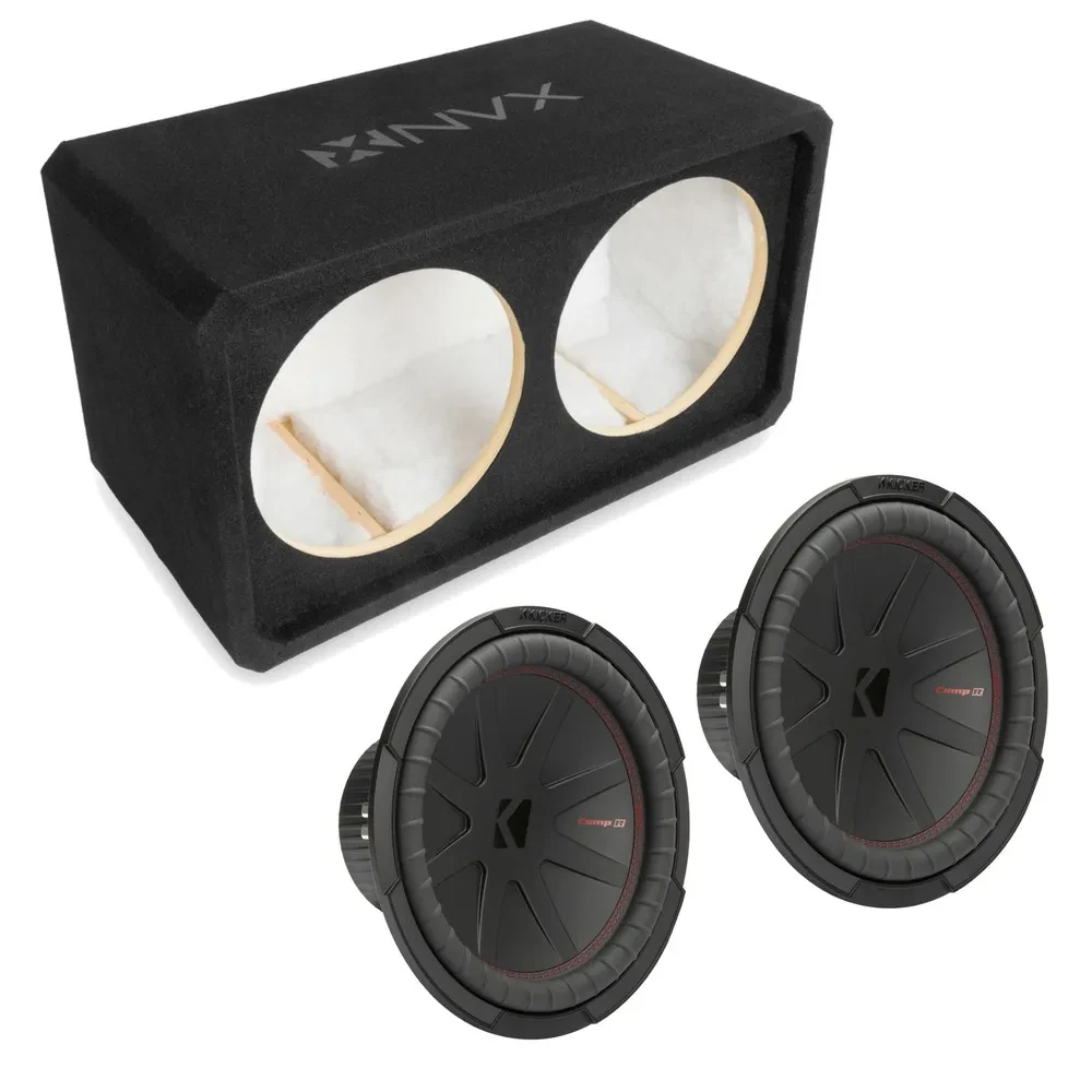 Сабвуфер NVX NE122S 2x12", закрытый, МДФ 3/4", с сабвуфером CompR