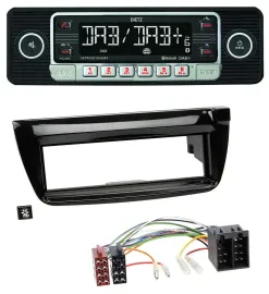 Dietz USB DAB MP3 Bluetooth Autoradio für Opel Combo ab 11 Fiat Doblo 12-15