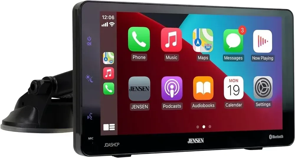 Автомагнитола для RV и грузовиков Jensen JC7DM 7" Apple CarPlay, Android Auto