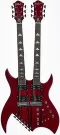Электрогитара B.C.Rich Rich B Legacy Double Neck Trans Red