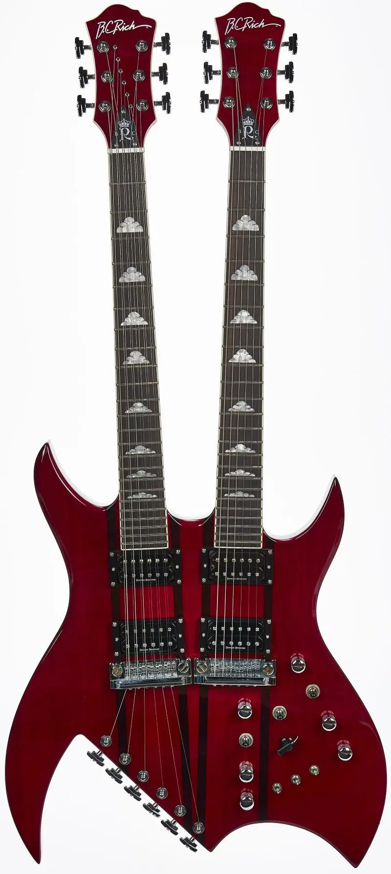 Электрогитара B.C.Rich Rich B Legacy Double Neck Trans Red