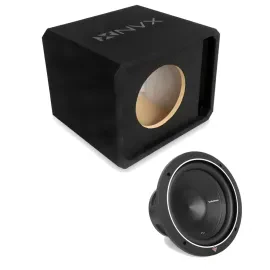 Сабвуфер для авто NVX NE101P 1x10" в щелевом фазоинверторном корпусе 3/4" MDF