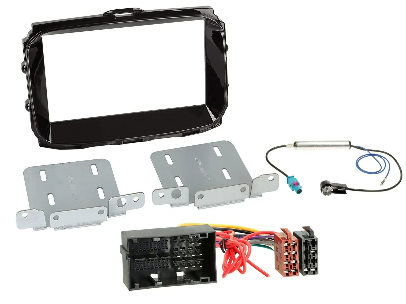 Einbauset Doppel DIN Autoradio für Alfa Giulietta ab 13 940 Facelift piano