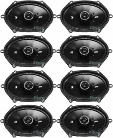 8) Kicker DSC68 43DSC6804 6x8" 2-Way DS Series Coaxial Car Audio Speakers