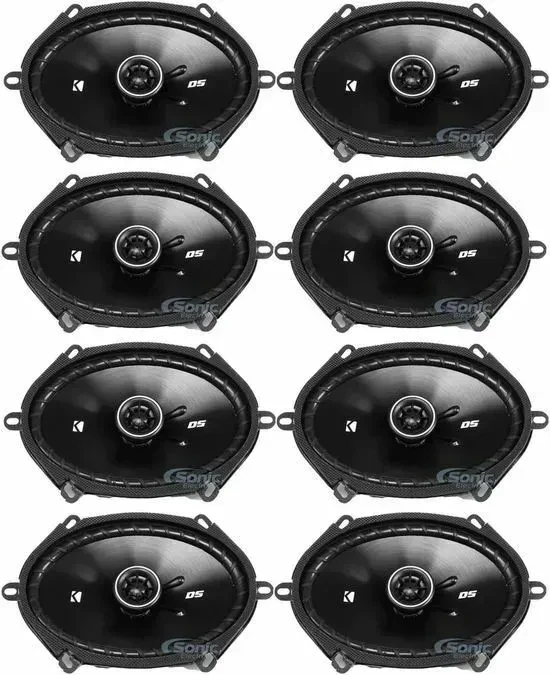 Автомобильная акустика Kicker DS Series DSC68 43DSC6804 6x8" 2-Way Coaxial (набор, 4 шт.)