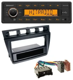Continental 1DIN USB AUX MP3 Autoradio für Kia Picanto (ab 2006) - schwarz
