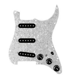 920D Custom Generation  Loaded Pickguard For Strat With Black Pickups and Kno...