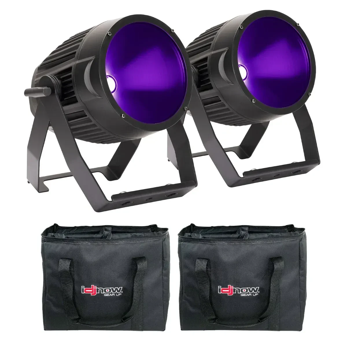 Ультрафиолетовый светильник American DJ UV PAR 100IP с чехлом (пара)