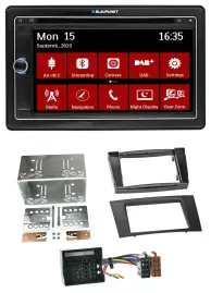 Blaupunkt Bluetooth DAB 2DIN USB DVD MP3 Autoradio für Mercedes CLS E-Klasse S21
