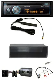 Автомагнитола для Citroen C2/C3/Berlingo (2002–2006) Pioneer CD, USB, Bluetooth, DAB, поддержка кнопок на руле