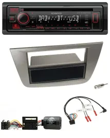 Автомагнитола Kenwood CD, USB, Bluetooth, DAB для Seat Toledo/Altea 2004–2009