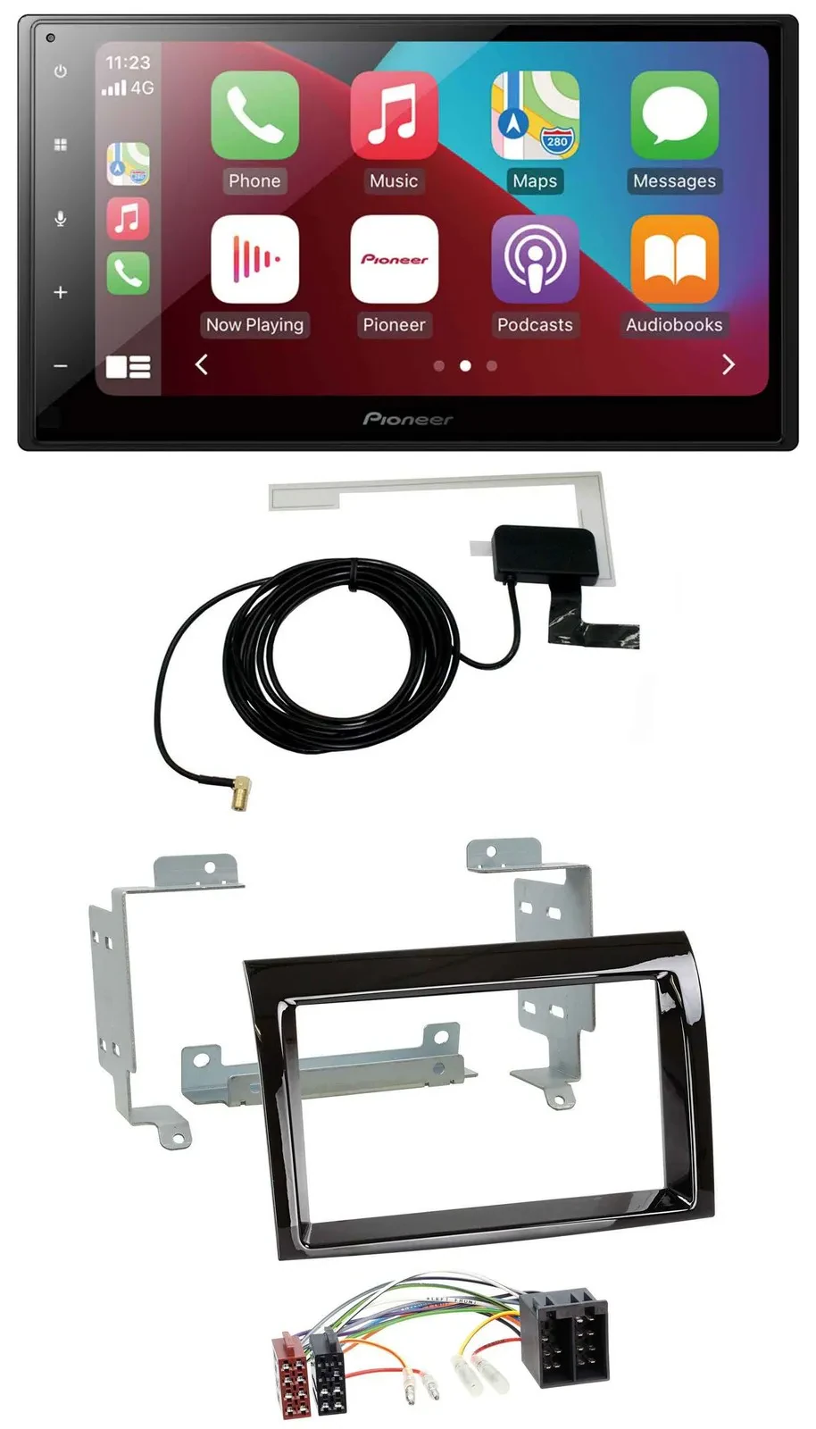Автомагнитола Pioneer 2DIN USB Bluetooth DAB MP3 для Fiat Ducato 2006–2011, Citroen J
