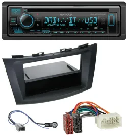 Автомагнитола для Suzuki Swift (FZ/NZ, с 2010) Kenwood Bluetooth, DAB, CD, MP3, USB