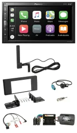 Pioneer USB 2DIN Bluetooth DAB Lenkrad Autoradio für BMW X5 E53 2000-2006
