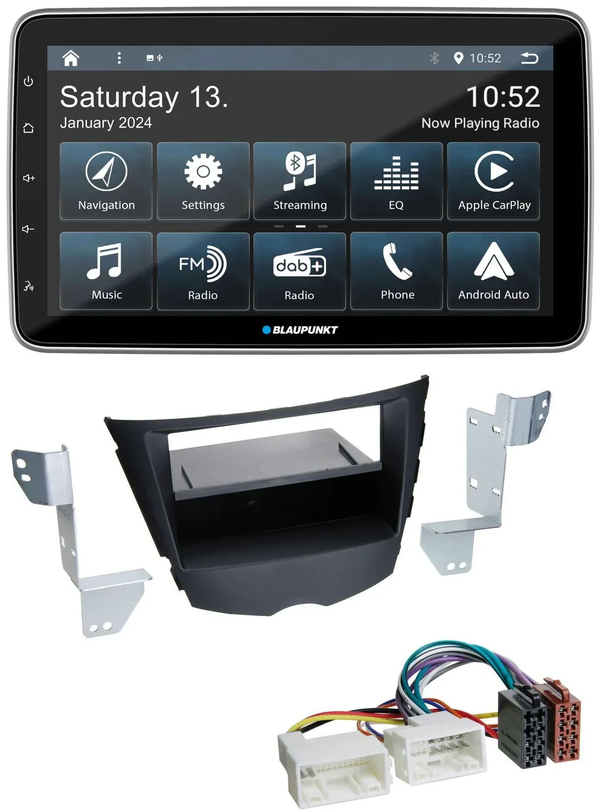 Blaupunkt USB DAB SD MP3 Bluetooth Autoradio für Hyundai Veloster (ab 2011)