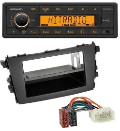 Continental MP3 Bluetooth AUX USB Autoradio für Suzuki Celerio (LF, ab 2014)