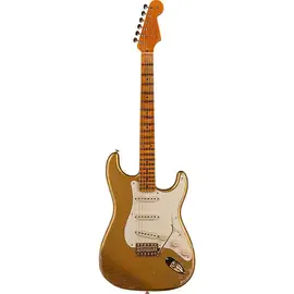 Электрогитара Fender Custom Shop LE '57 Stratocaster Relic Closet Classic Gold HW Gold Sparkle