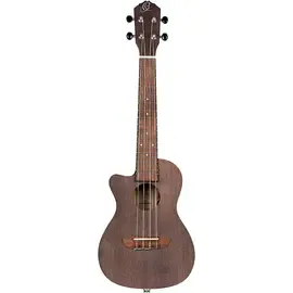 Укулеле концерт Ortega Earth Series RUCOAL-CE-L Left-Handed A/E Concert Ukulele Coal Black