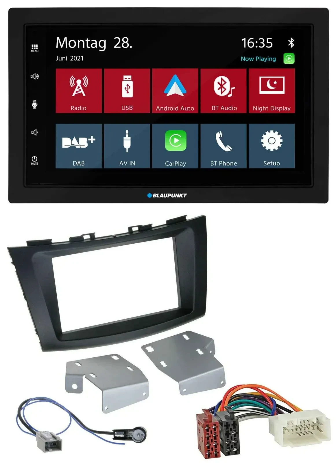 Blaupunkt MP3 Bluetooth DAB 2DIN USB Autoradio für Suzuki Swift (ab 2010)
