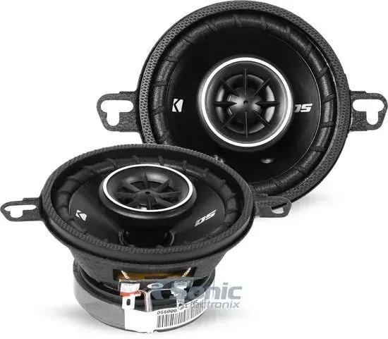 Динамик для авто Kicker 43DSC3504, коаксиальный, 3.5", 2-полосный, 80W