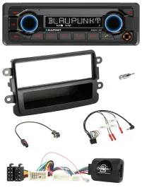 Blaupunkt MP3 Bluetooth USB Lenkrad Autoradio für Dacia ab 2012 schwarz