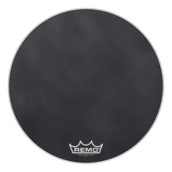 Пластик для барабана Remo 26" Powermax Black Suede Crimplock