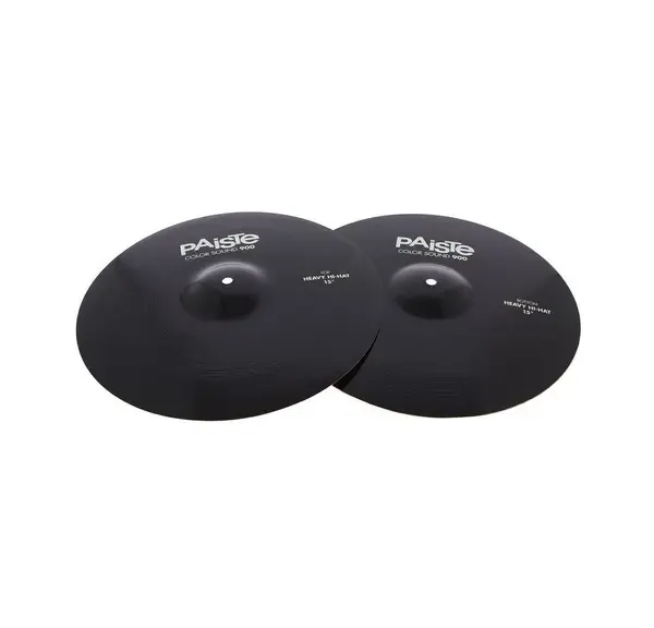 Тарелка барабанная Paiste 15" Color Sound 900 Black Heavy Hi-Hat (пара)