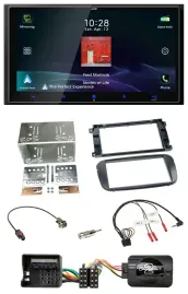 JVC USB Bluetooth 2DIN DAB Lenkrad Autoradio für Ford S-Max Mondeo 07-14 Profi s