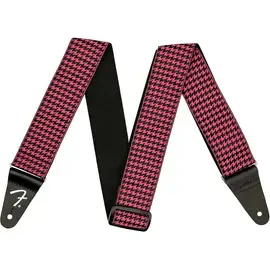 Гитарный ремень Fender Houndstooth Jacquard Guitar Strap Pink 2 in.