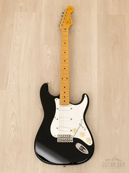 Электрогитара Fender Stratocaster 1954 Vintage Reissue ST54-95LS SSS Black w/gigbag Japan 2004