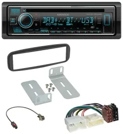 Автомагнитола для Renault Clio (2012–2017) Kenwood CD/MP3, USB, Bluetooth, DAB